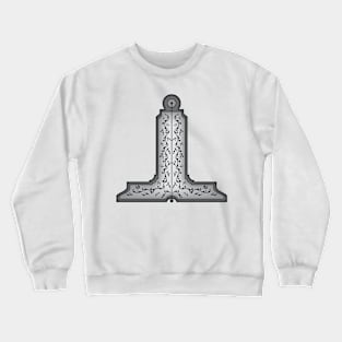 Level symbol - Masonic symbol of Senior Warden for Blue Lodge Freemasonry Crewneck Sweatshirt